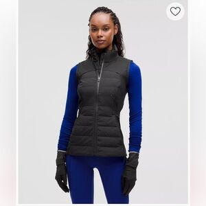 Lululemon Down For It All 700-fill black puffer vest. Great for layers. Size XS.